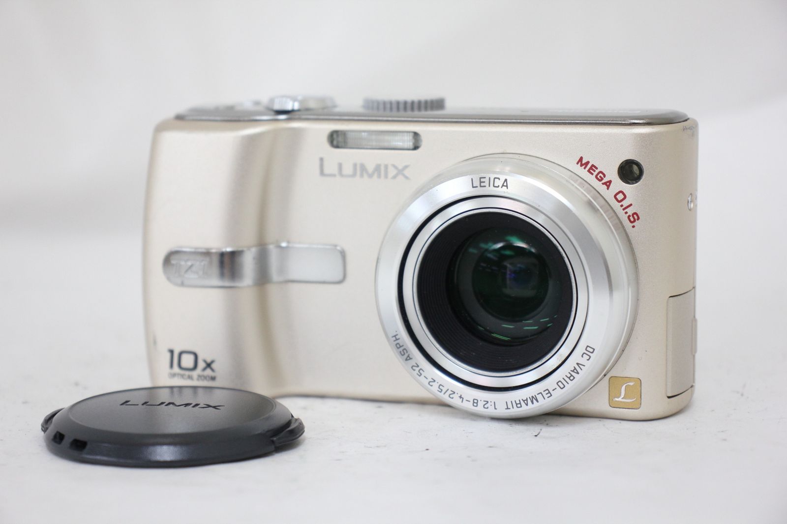 返品保証】 パナソニック Panasonic LUMIX DMC-TZ1 ゴールド 10x