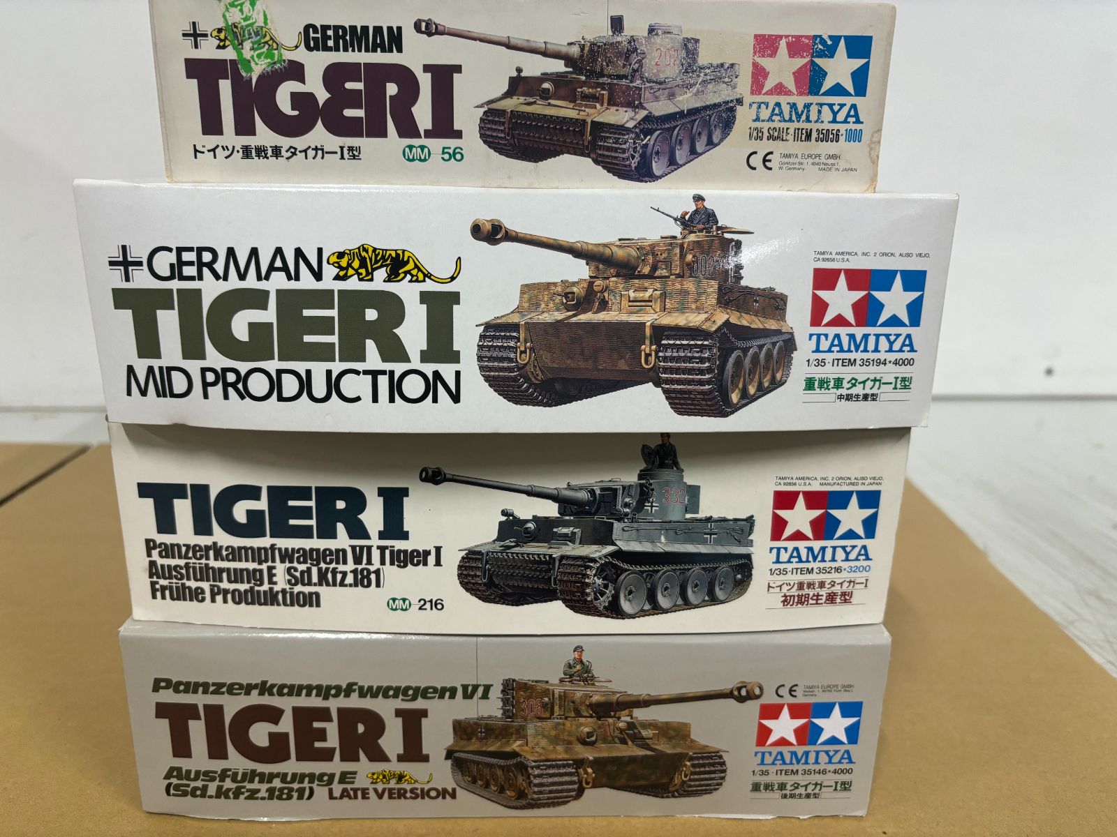 未組立2点セット】タミヤ 1/35 ティーガーI＆キングタイガー 1/35 ドイツ重