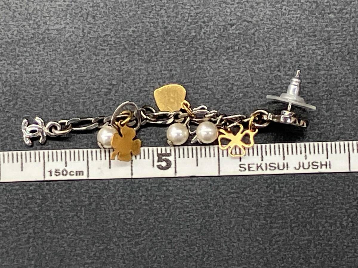 CHANEL シャネル 片耳ピアス 08 P ブランドアクセサリー - メルカリ