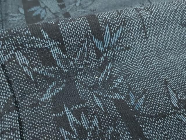 平和屋着物▽結城紬　単衣　笹竹文　正絹　逸品　DAAT9511az 平和屋着物▽結城紬 単衣 笹竹文 正絹 逸品 DAAT9511az - メルカリ
