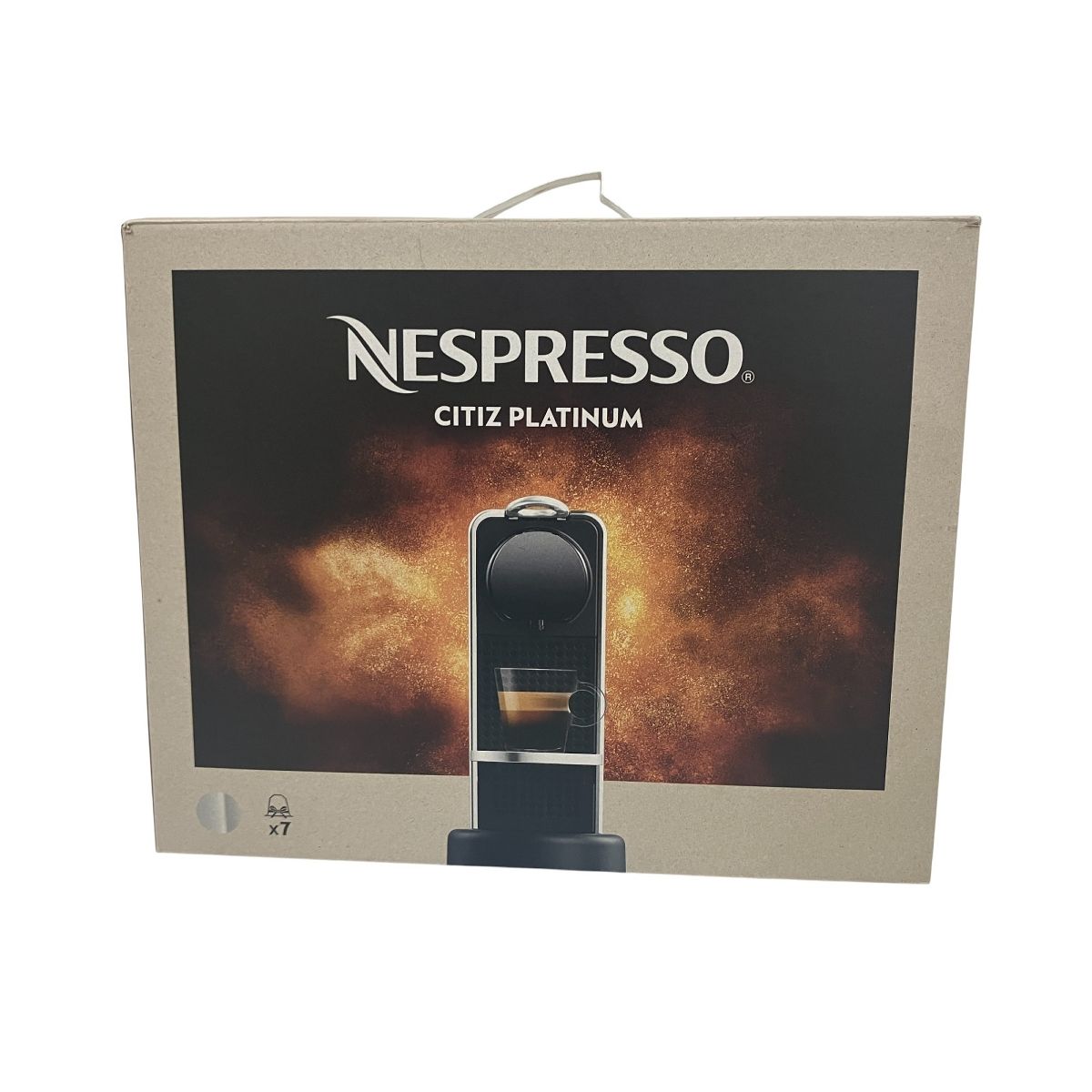 Nespresso C140-ME-W CitiZ Platinum カプセル式 コーヒーメーカー ステンレススチール O10432270
