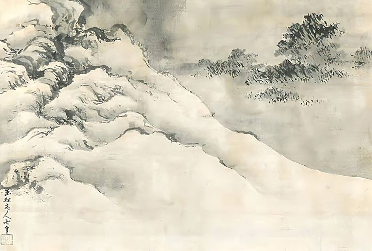 H11 葛飾北斎 「富士越龍図」 日本画 額 絹本 複製 印刷 額絵「富士越龍（ふじこしのりゅう）」 – Shop of Hokusai ｜ 北斎館