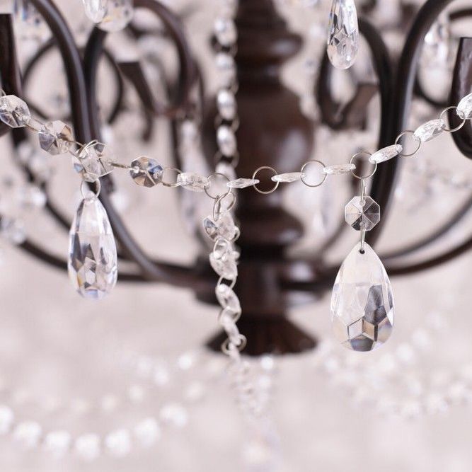 LEDライト付シャンデリア 8灯