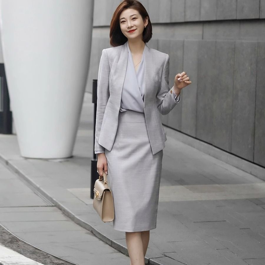 極美品⭐︎OLD ENGLAND スカートスーツ　ネイビー 楽天市場】「品質良い」スーツ 2点セットレディースロング