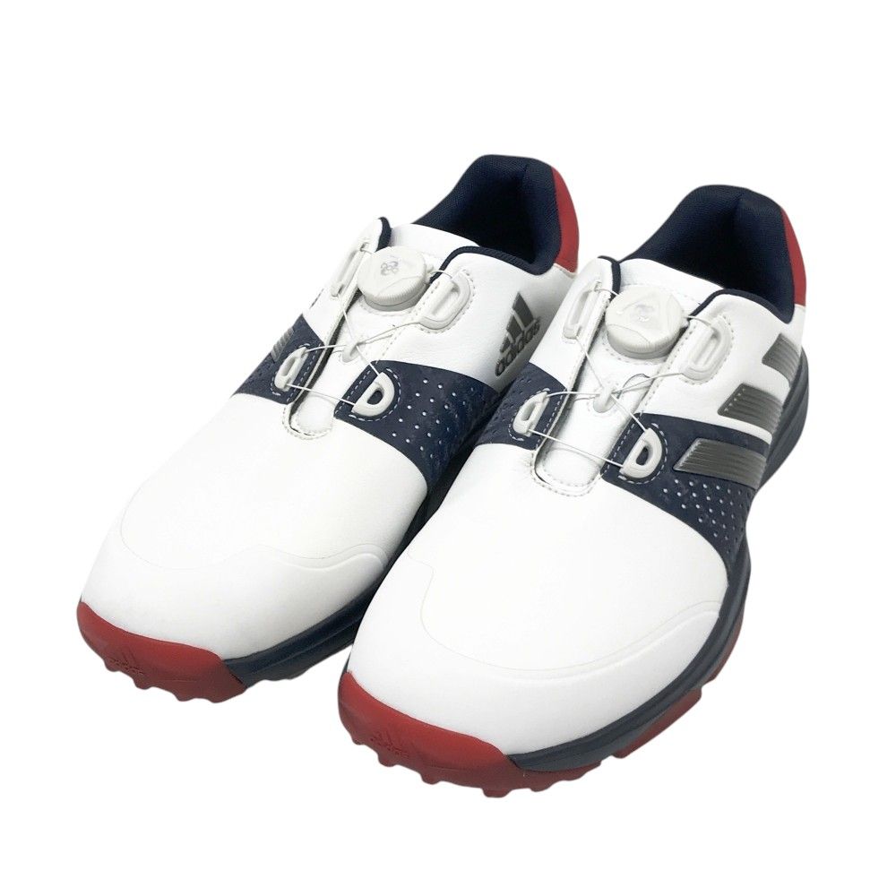 ADIDAS GOLF アディダスゴルフ Q44783 アディパワー バウンス ボア ゴルフシューズ ホワイト系 27.5cm 240101551723 ゴルフウェア メンズ ストスト