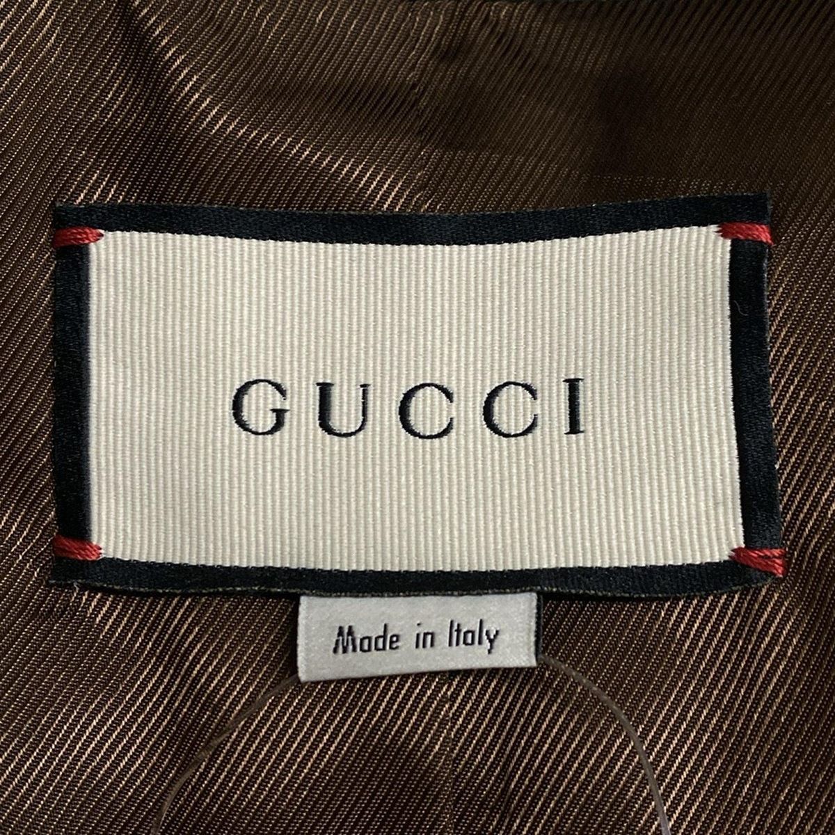 GUCCI(グッチ) コート サイズ38 S レディース - 619357 ZAEJU カーキ  