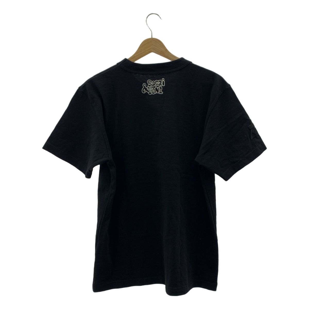 美品 sacai gonz Tシャツ ブラック サカイ　サイズ2 sacai / サカイ | 2024AW | ×MARK GONZALES / Gonz Patch T