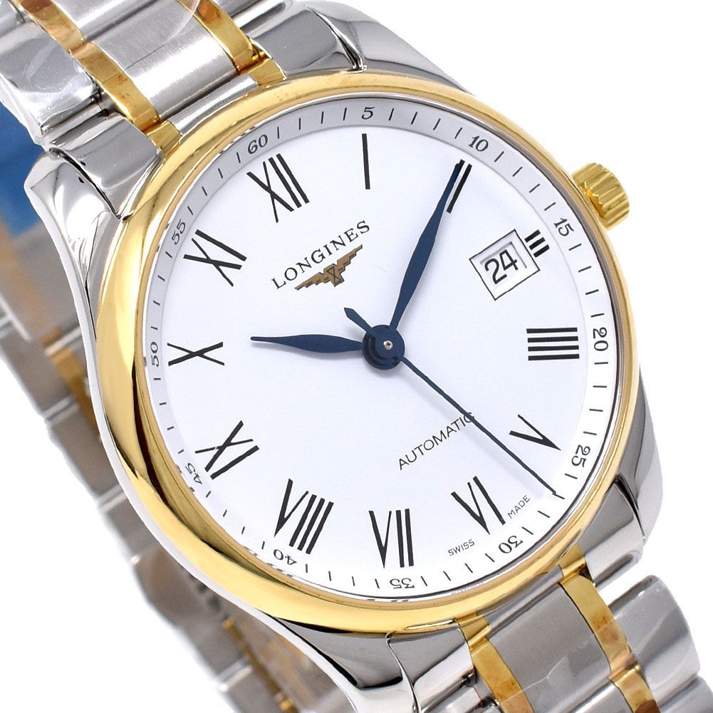 LONGINES 自動巻き時計 ブラック/ローズゴールド ラ グラン クラシック