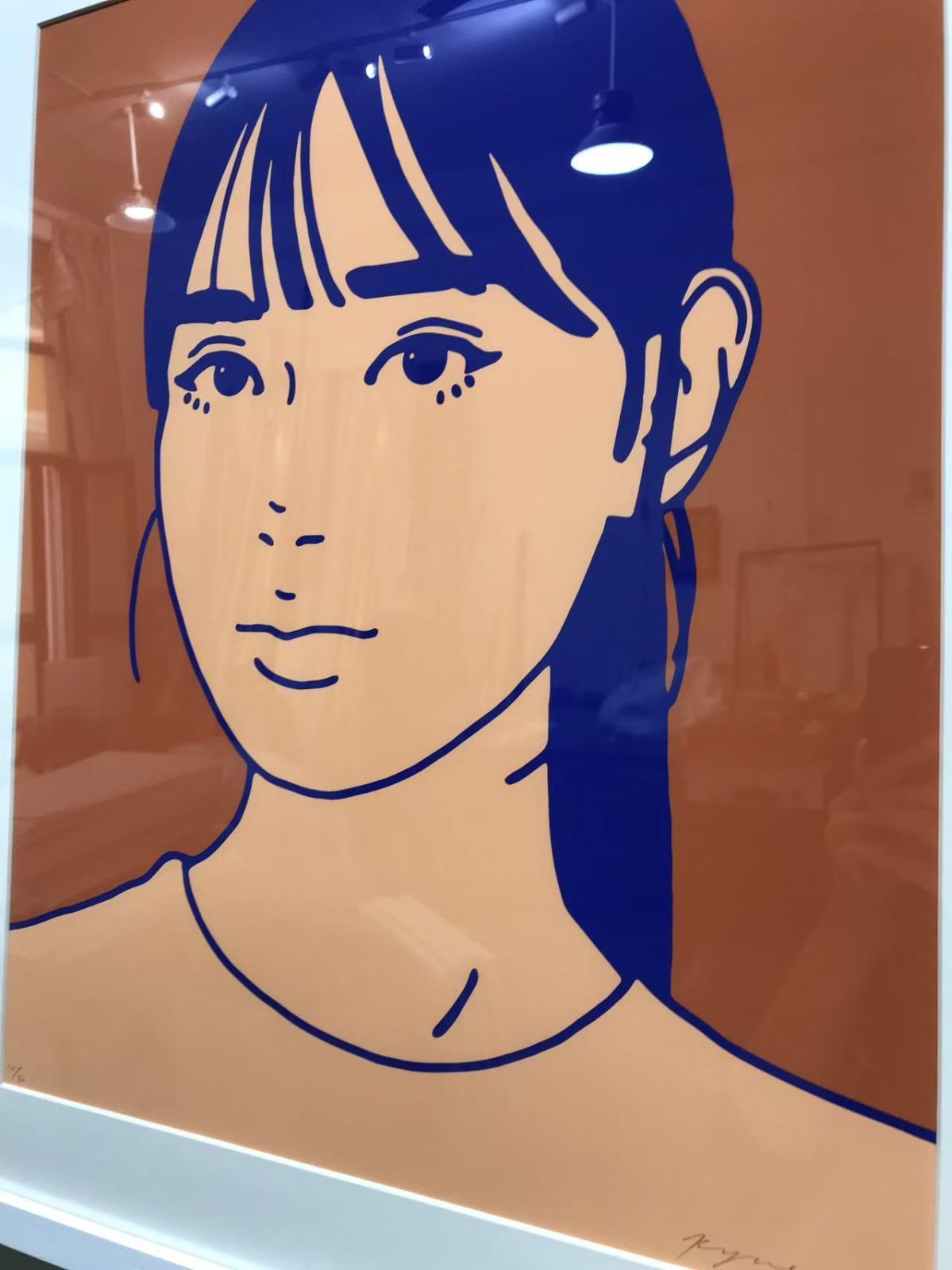 美品 Kyne Untitled 2024 額装済 版画 50x40CM - メルカリ