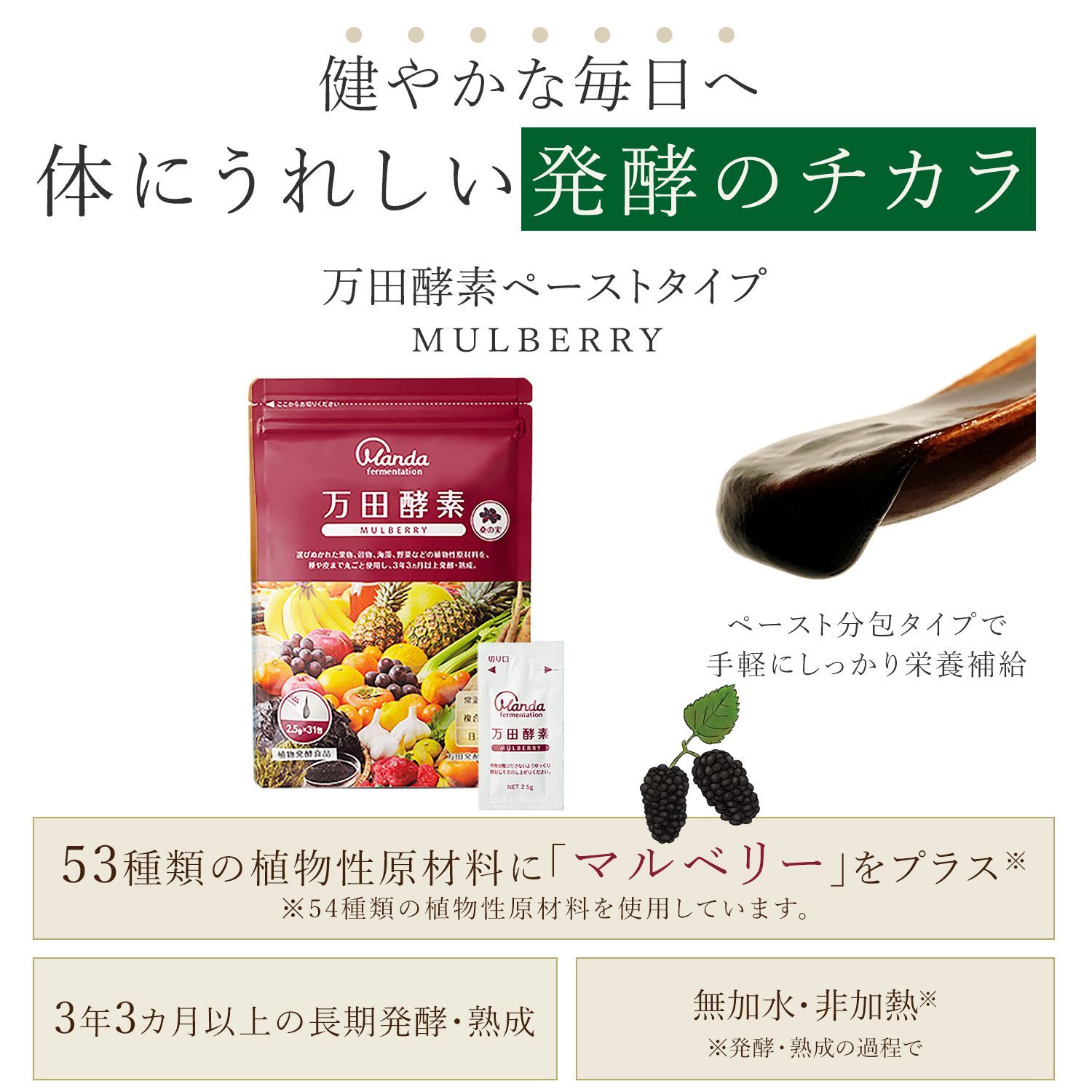 ★新品/万田酵素 GINGER ジンジャー ペーストタイプ/1袋31包入×3袋＋1袋8包入×3袋(計117包) 公式万田酵素 GINGER(ジンジャー) ペースト(分包)タイプ｜万田発酵