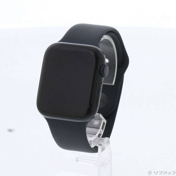 〔 〕Apple Watch SE 第2世代 GPS 44mm ミッドナイトアルミニウムケース ミッドナイトスポーツバンド 258