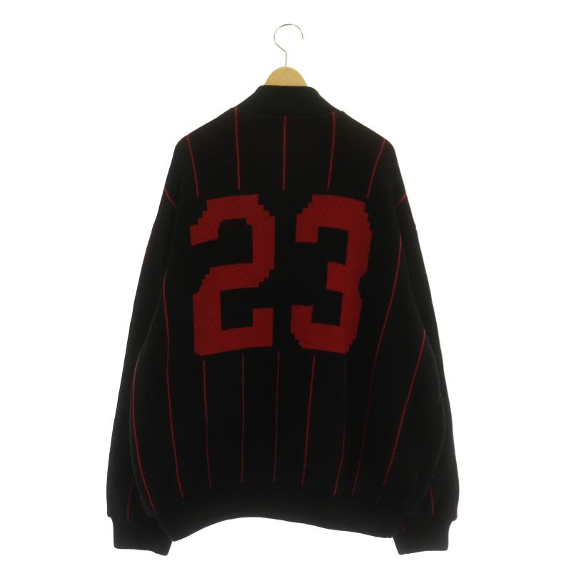 シュプリーム SUPREME 23SS Pinstripe Varsity Zip Up Sweater ニット