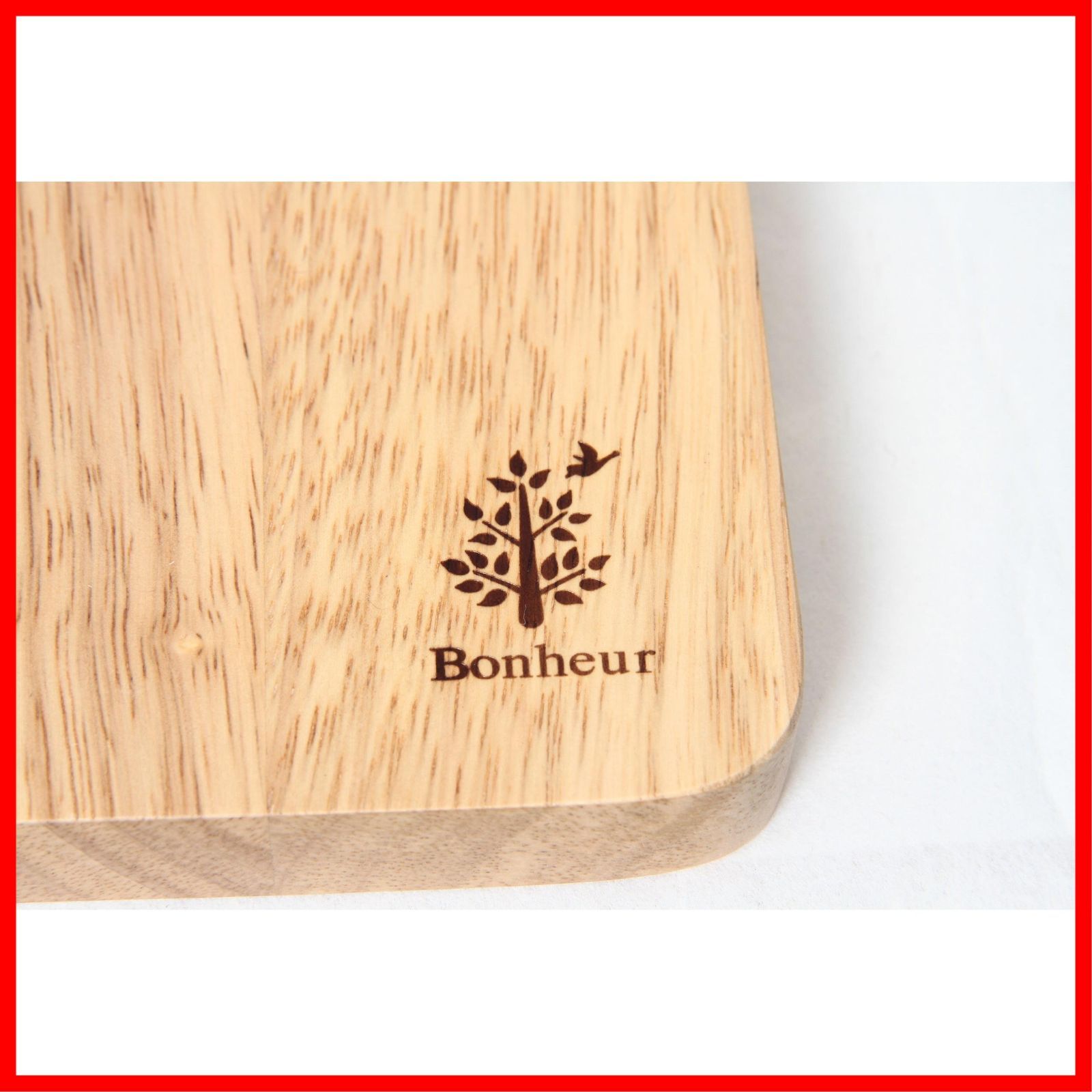 持ち手付き 天然木 木製 ボヌール ナチュラル 縦20 横29 5 厚さ1 8 cm まな板 94380 カッティングボード 不二貿易