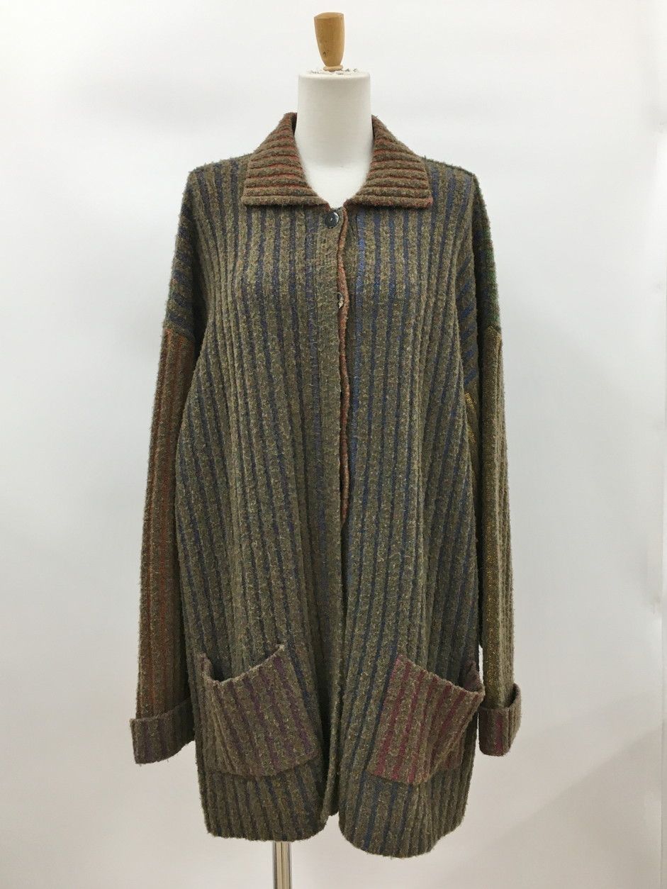 JC DE CASTELBAJAC TRICOT ロングカーディガン 44 ブラウン系  