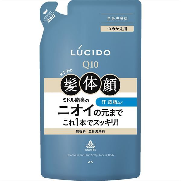 まとめ買い-12点セット ルシード 全身デオウォッシュ つめかえ用 マンダム ボディソープ