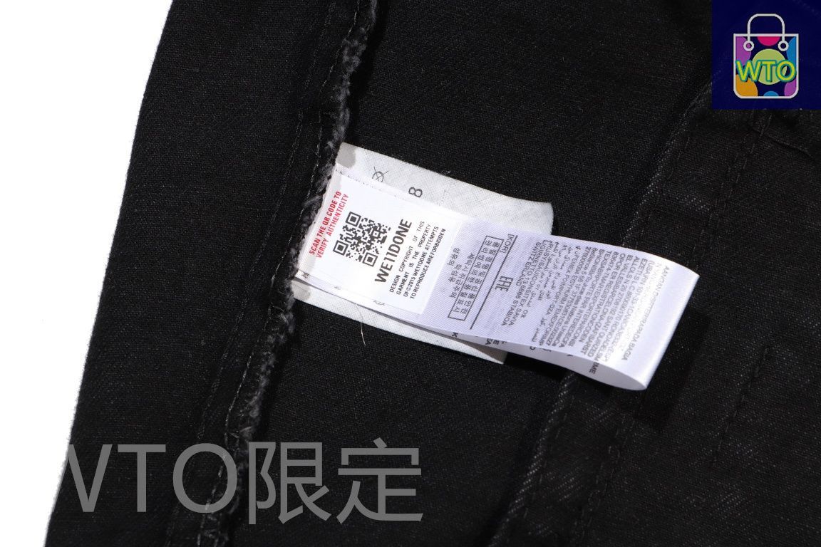 WE11DONE グラフィティデニムジャケット　総柄　M 本日限定特価】We11done メンズ＆レディース デニムジャケット