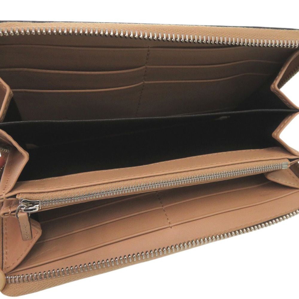 新品同様 グッチ ラウンドファスナー 長財布 クロコダイル ベージュ  