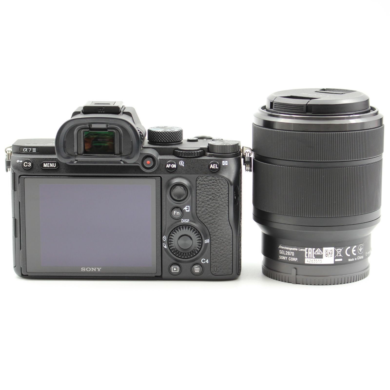 □シャッター数10538枚！極上品□ SONY α7III ズームレンズキット (SEL2870) ブラック ILCE-7M3K ミラーレス一眼カメラ  ソニー - メルカリ