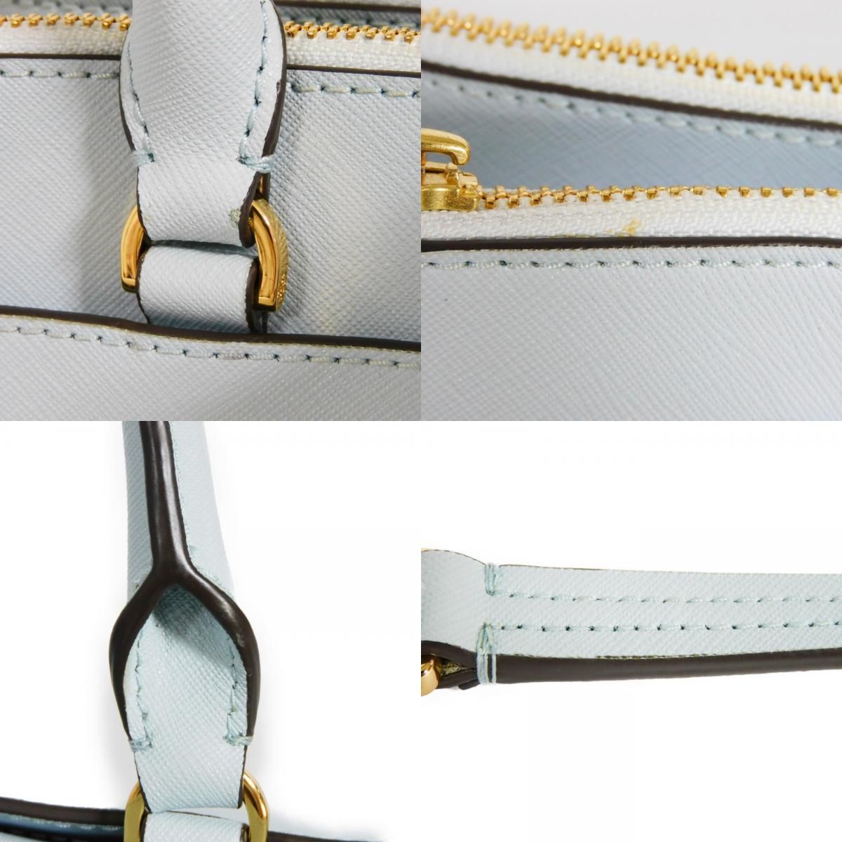 トリーバーチ ロビンソン スモール ダブルジップ トート ハンドバッグ