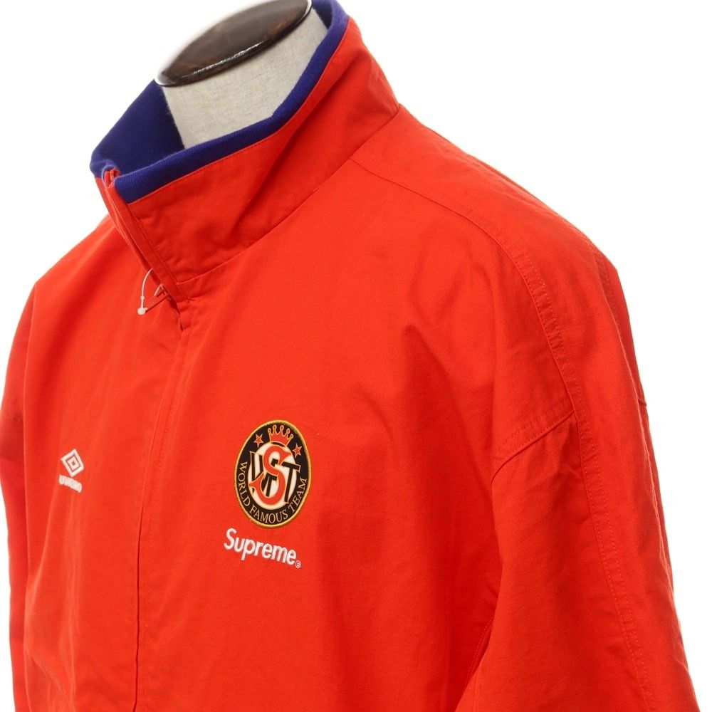 【中古】シュプリーム Supreme 2023年秋冬 Umbro Cotton Ripstop Track Jacket コットン トラックジャケット ブルゾン レッド【サイズXXL】【メンズ】 中古】シュプリーム Supreme 2023年秋冬 Umbro Cotton Ripstop Track