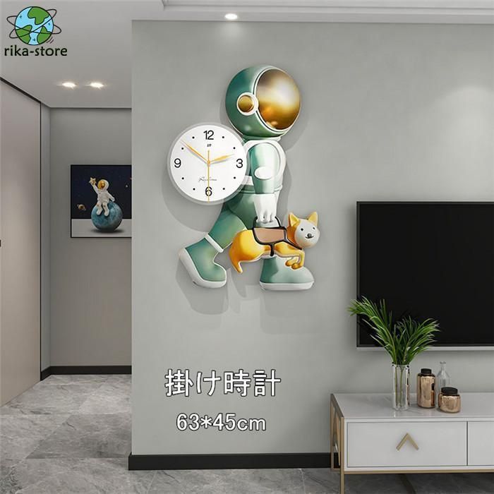 電波両面掛け時計manbo 両面掛時計 文字盤直径27CM 2kg