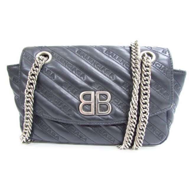 BALENCIAGA バレンシアガ BBラウンドチェーン ショルダーバッグ