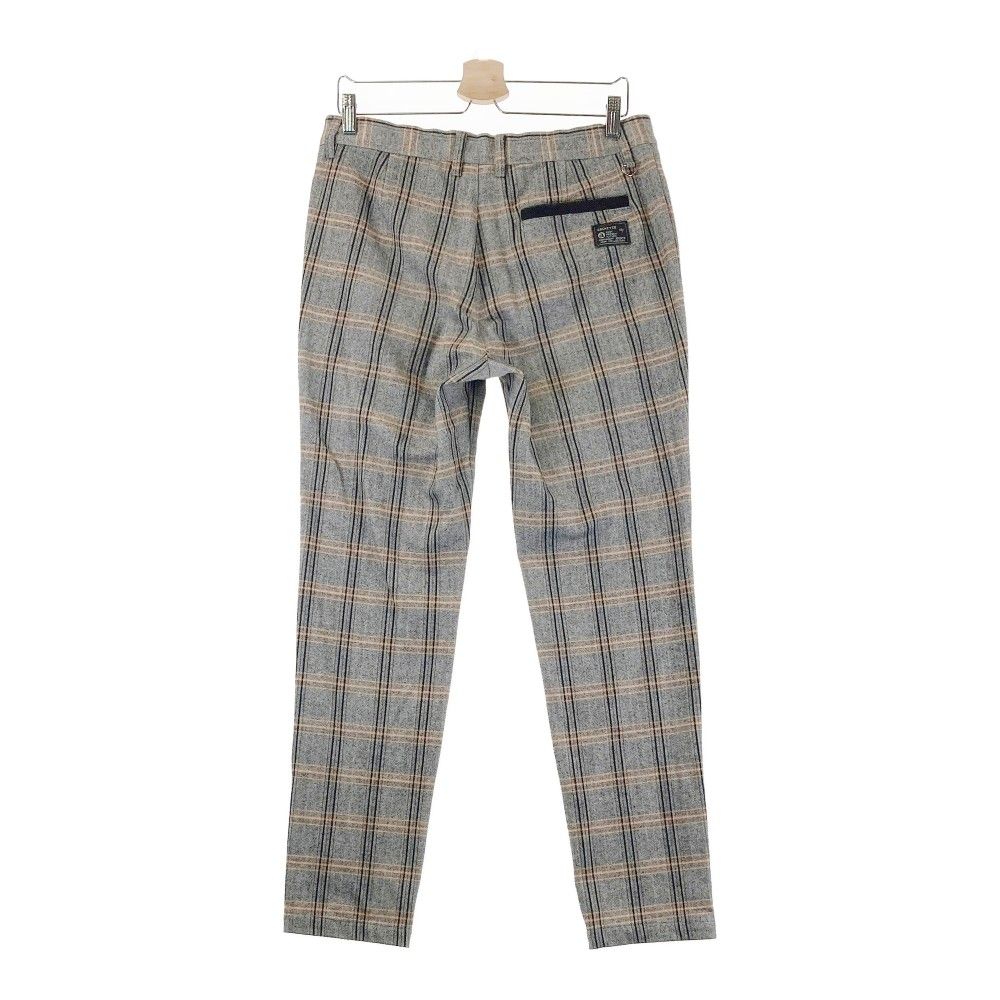 サイズ：48 ARCHIVIO アルチビオ ストレッチパンツ チェック柄 グレー