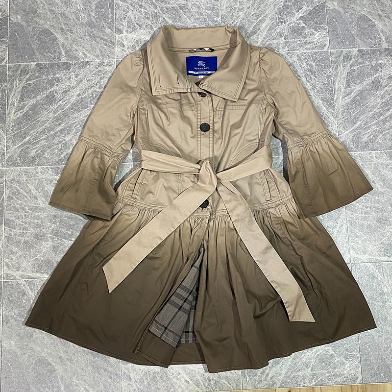 BURBERRY BLUE LABEL トレンチコート 38グラデーション