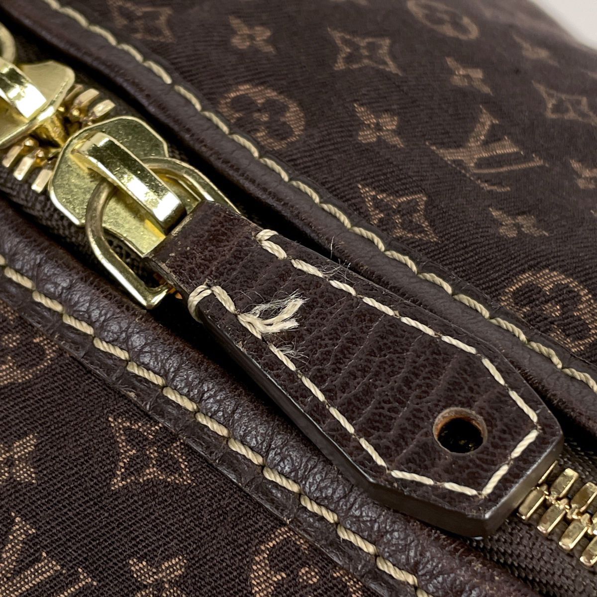 ルイ・ヴィトン Louis Vuitton キーポル 45 2WAY ショルダーバッグ ボストンバッグ モノグラムミニラン エベヌ(ブラウン) M40019 レディース 【中古】