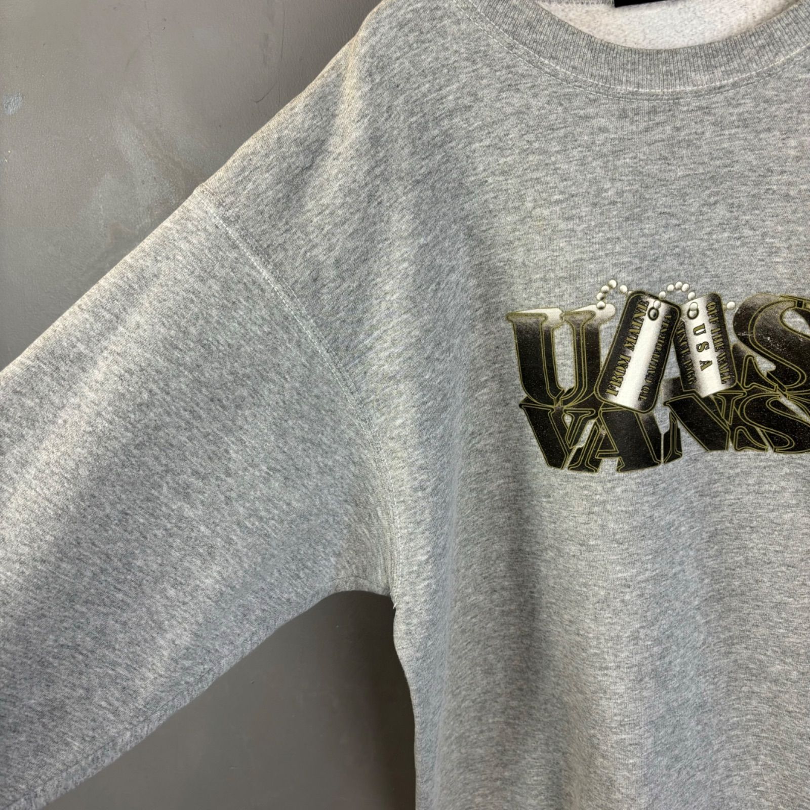 USA製 90s Vintage VANS バンズ ヴァンズ スウェット トレーナー ロゴ