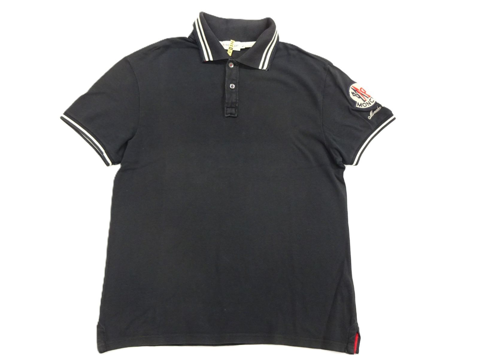 MONCLER ポロシャツ　ビッグワッペン　Sサイズ MONCLER - MONCLER モンクレール ビッグロゴメンズ ポロシャツ