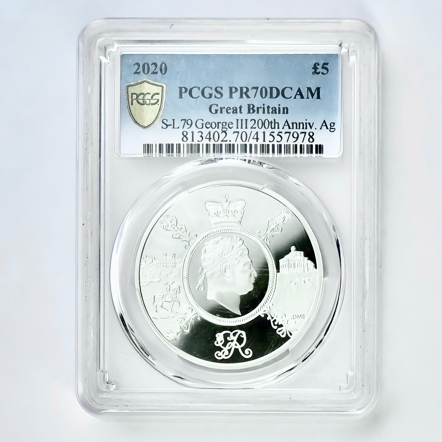 2020年 ジョージ3世 没後200年記念 PCGS PR70 DCAM 銀貨 - メルカリ