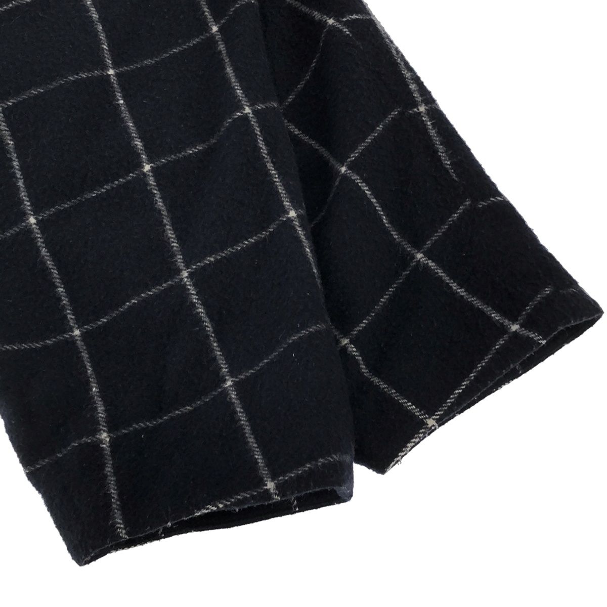 Edwina Horl エドウィナホール ショールカラーウインドウペンチェック