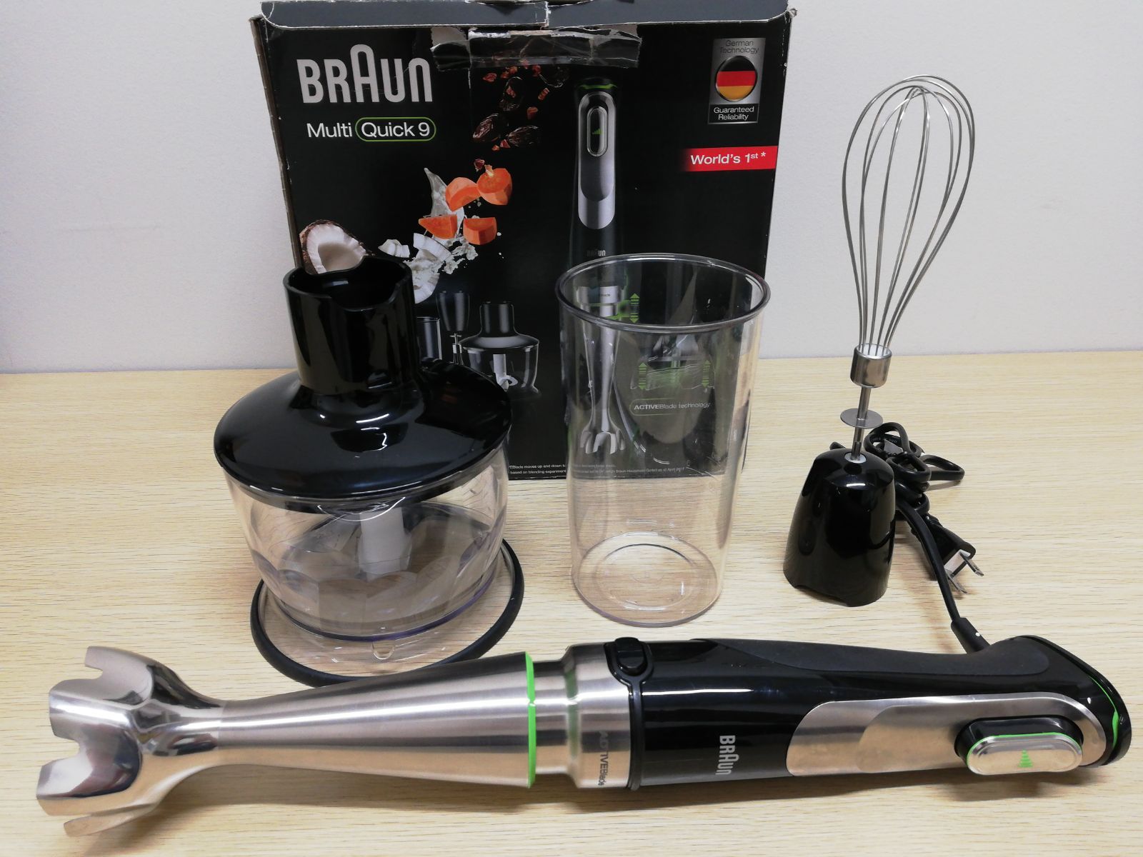【未使用】 ブラウン MQ9035X 高性能 ハンドブレンダー 離乳食にも◎ 未使用品】ブラウン マルチクイック9 MQ9035X 未使用】 ブラウン
