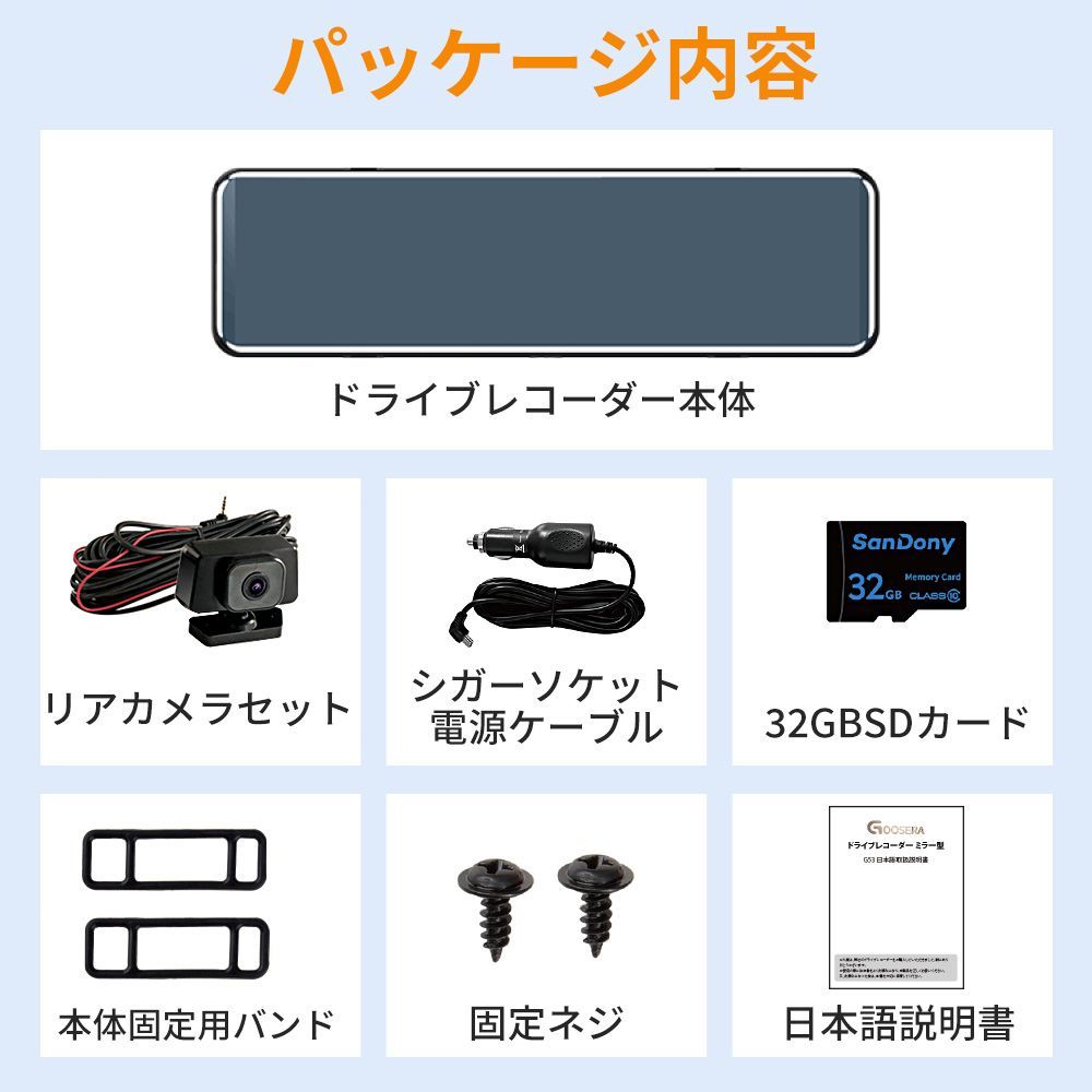 32GB高速SDカード付き