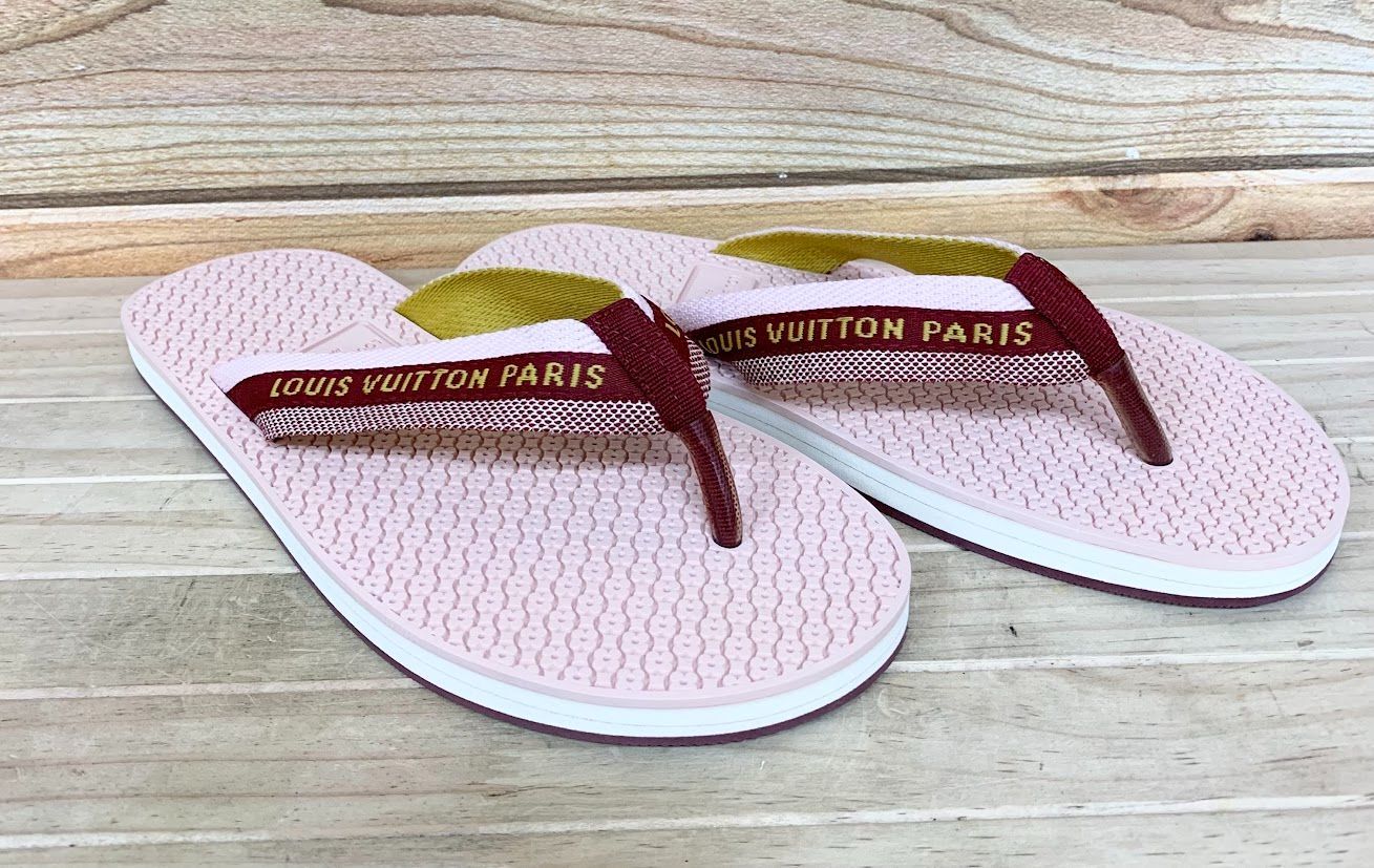 メイ様限定 ルイヴィトン LOUIS VUITTON ビーチサンダル ロゴ