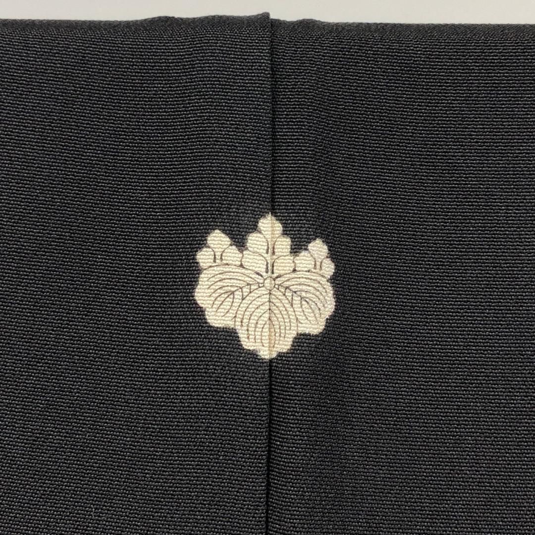 黒留袖 雪輪に花模様 熨斗 飛翔鶴 花亀甲 松 金駒刺繍 しつけ糸 K-5338 KIN-KAAI_COM
