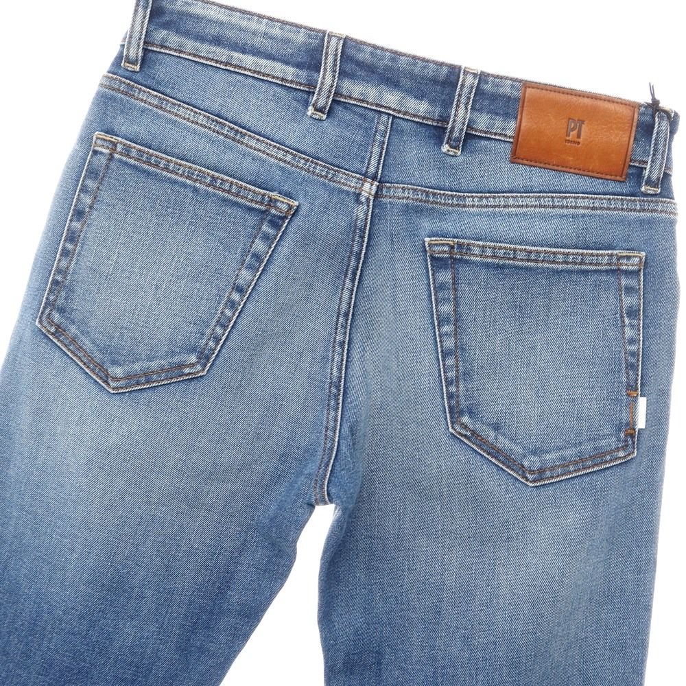 【新品】ピーティートリノ デニム PT TORINO DENIM SWING 加工 ストレッチデニムパンツ ジーンズ ブルー【サイズ30】【メンズ】