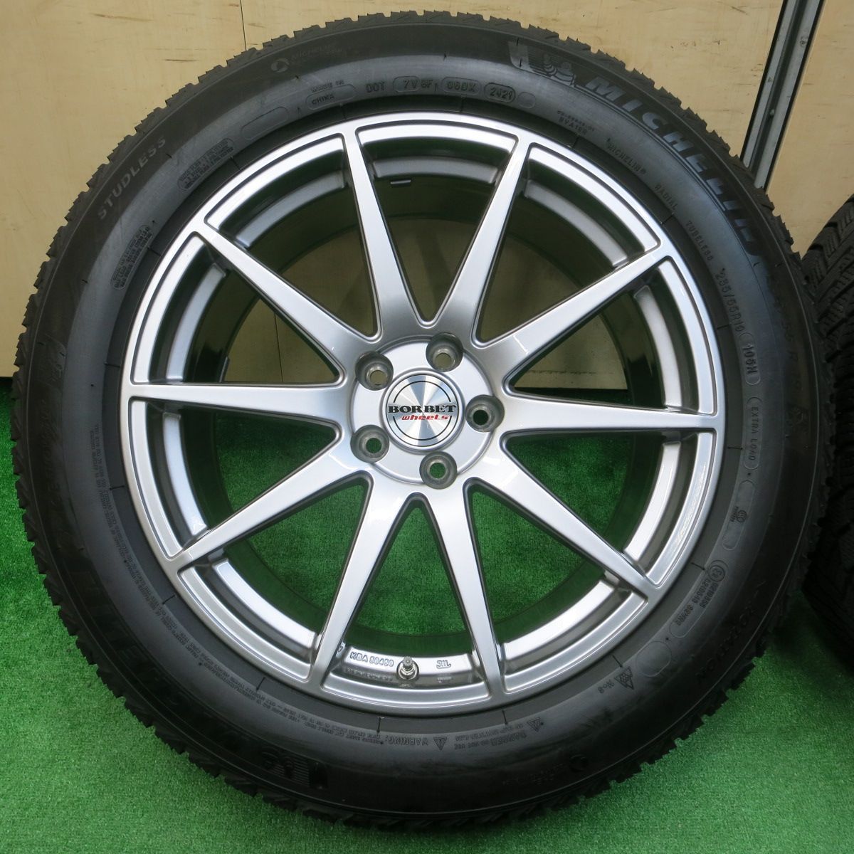 送料無料*バリ溝！21年！キレイ！9.5分☆ベンツ 等 BORBET 255/50R19 スタッドレス ミシュラン X-ICE SNOW SUV ボルベット  19インチ PCD112/5H☆3112409イス - メルカリ