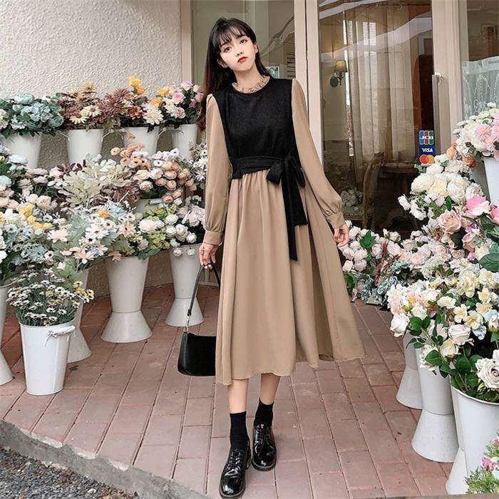 ワンピース レディース ロングワンピース ロング丈 フレア