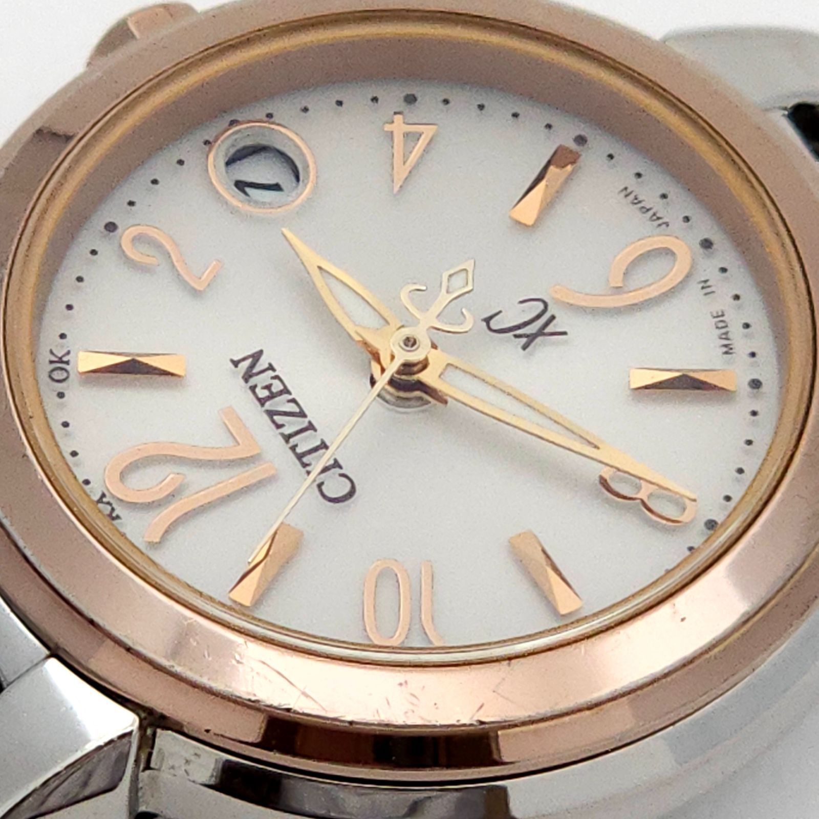 CITIZEN シチズン クロスシー H058-T017487 ソーラー電波 動作品