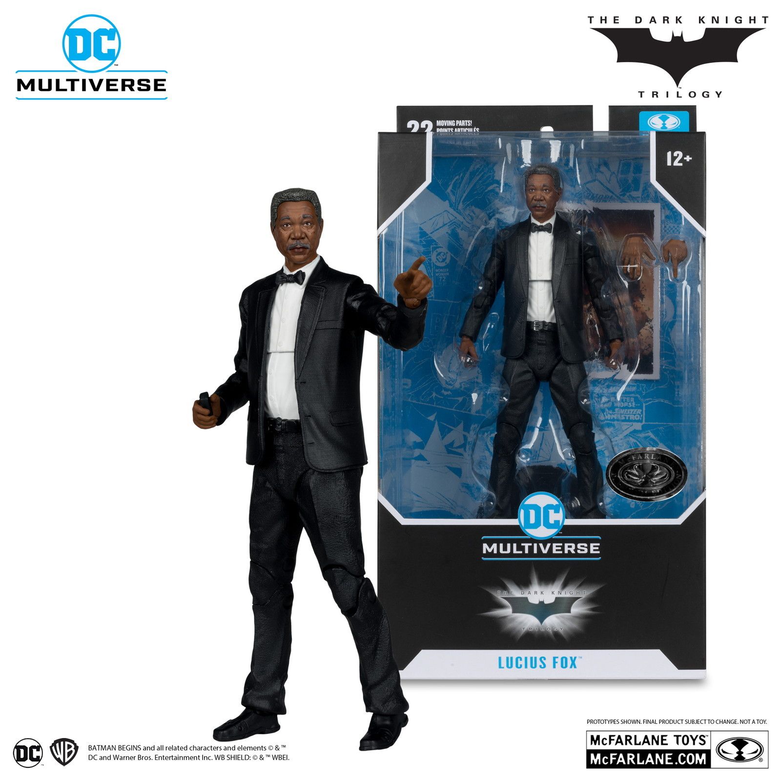バットマン　ダークナイト　ルーシャスフォックス　DCマルチバース　フィギュア Amazon.co.jp: バットマン ダークナイト・トリロジー
