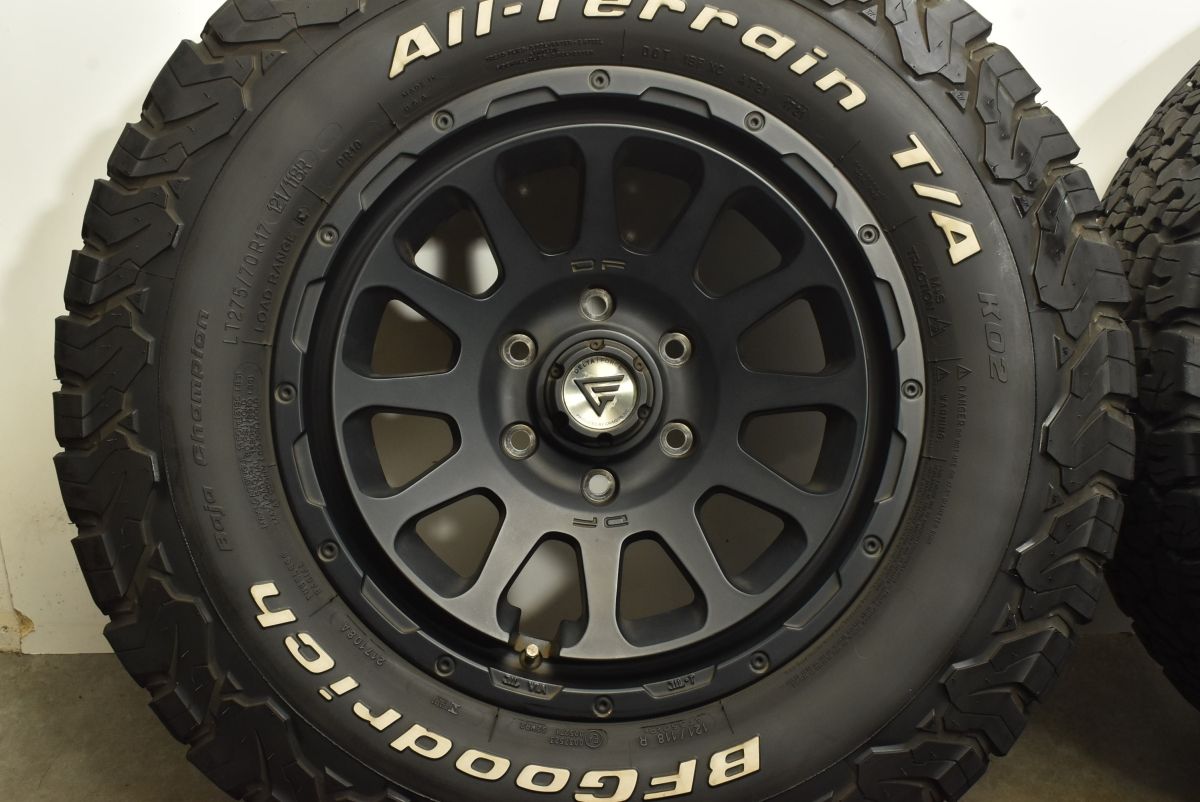 カスタム用に DELTA FORCE OVAL 17in 8J 20 PCD139.7 BFグッドリッチ オールテレーンT A KO2 LT275 70R17 ハイラックス プラド 可 WWW_NOITHATQUANGTHANH_NET