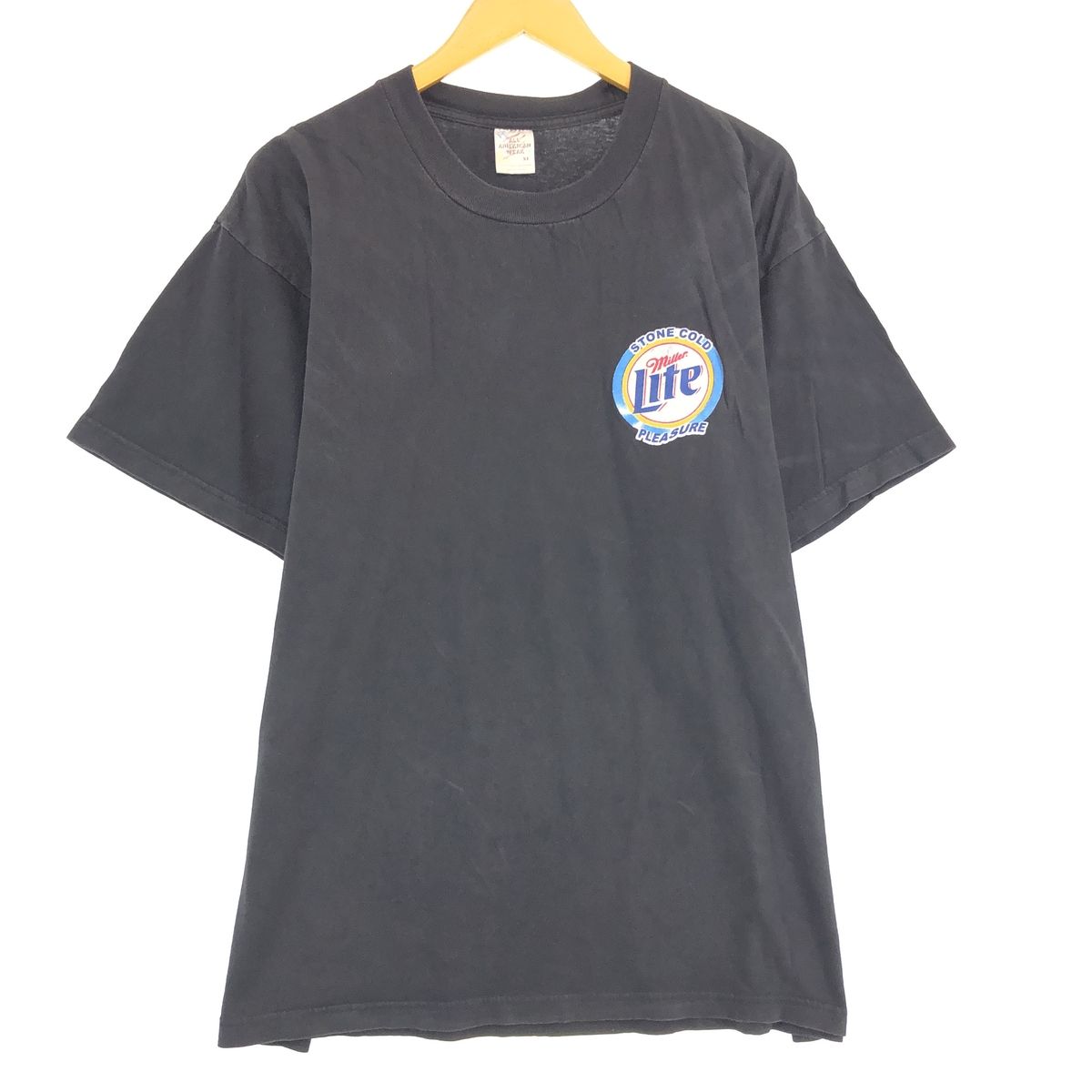 古着 ALL AMERICAN WEAR miller Lite アドバタイジングTシャツ メンズXL/eaa430104