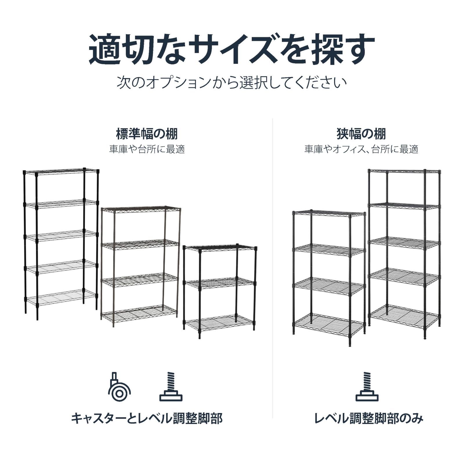 数量 ブラック 幅91×奥行36×高さ183cm 耐荷重794kg 5段スチールラック ベーシック