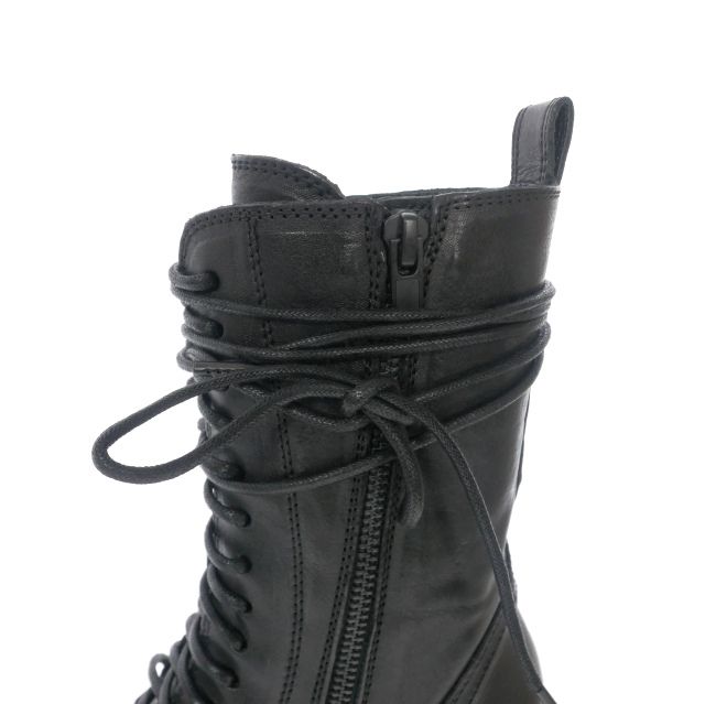 ANN DEMEULEMEESTER SANTIAGO レースアップブーツ アンドゥムルメステール ANN DEMEULEMEESTER 21SS SANTIAGO
