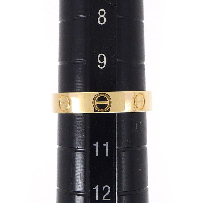 カルティエ Cartier リング ラブ スモールモデル SM B4085050 K18YG 10  