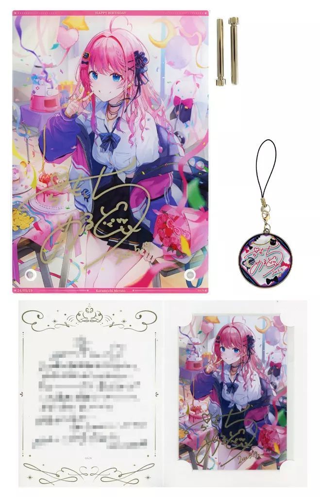 グッズセット 倉持めると A5アクリルパネルセット バーチャルYouTuber にじさんじ 倉持めると 誕生日2025