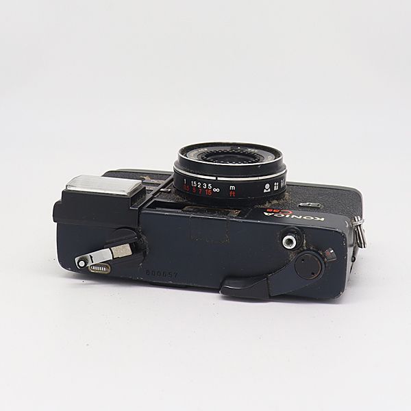 美品　Konica C35ブラック38mm F2.8 フィルムカメラ Exc+++++** Konica C35 EFD Point & Shoot Film Camera 38mm F