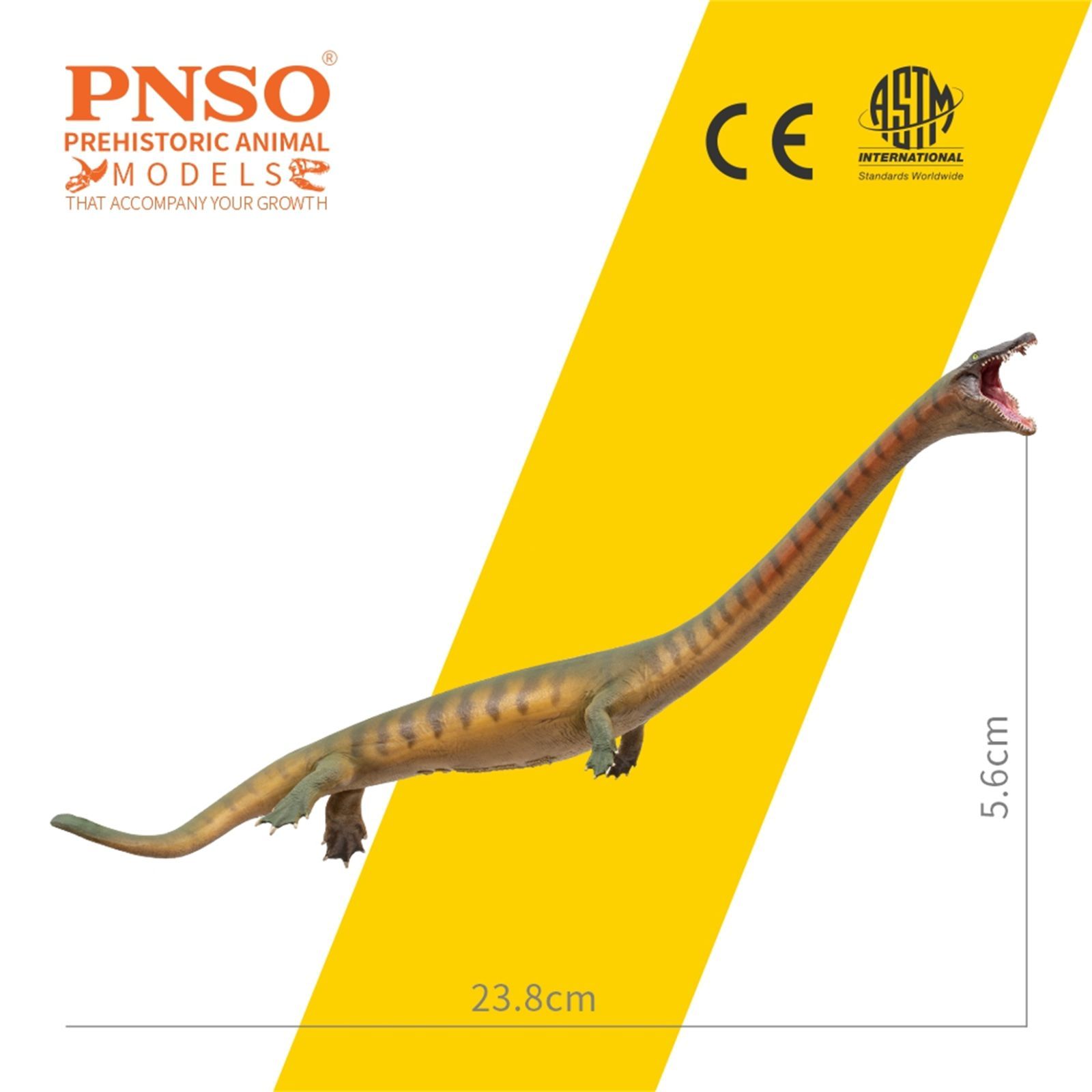 恐竜フィギア PNSO 成長シリーズ 91 ディノケファロサウルス フィギュア 23.8